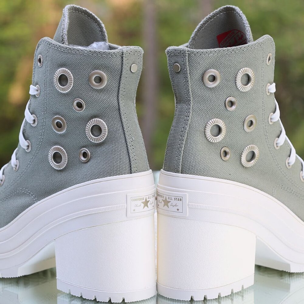 Converse Chuck 70 De Luxe Heel Platform Hi Metal Rings - Picture 13 of 15